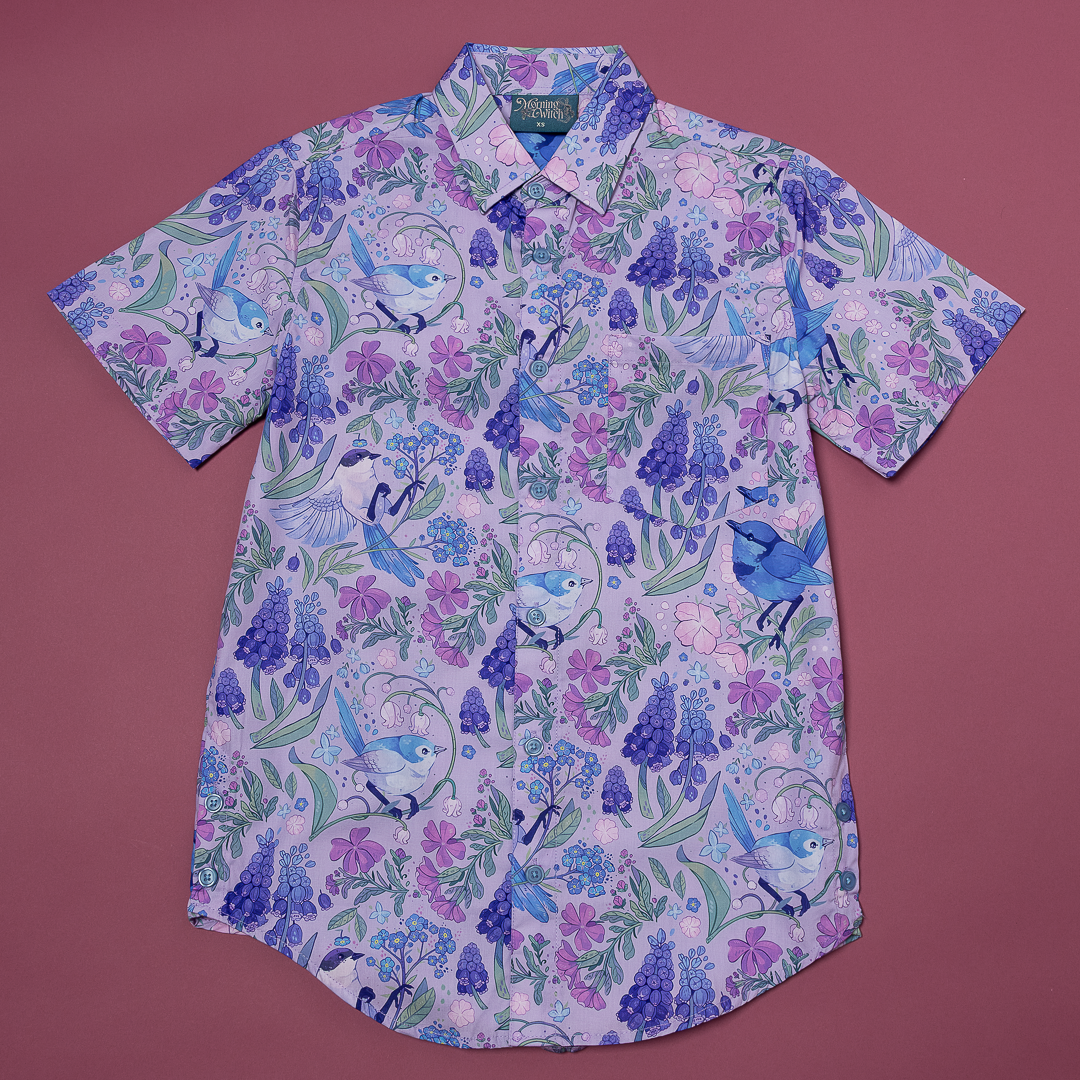 [BUTTON DOWN SHIRT] Fairy Garden