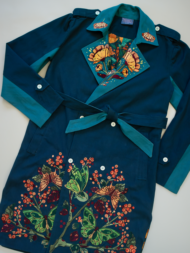 [COTTON TWILL TRENCH COAT] The Archfey
