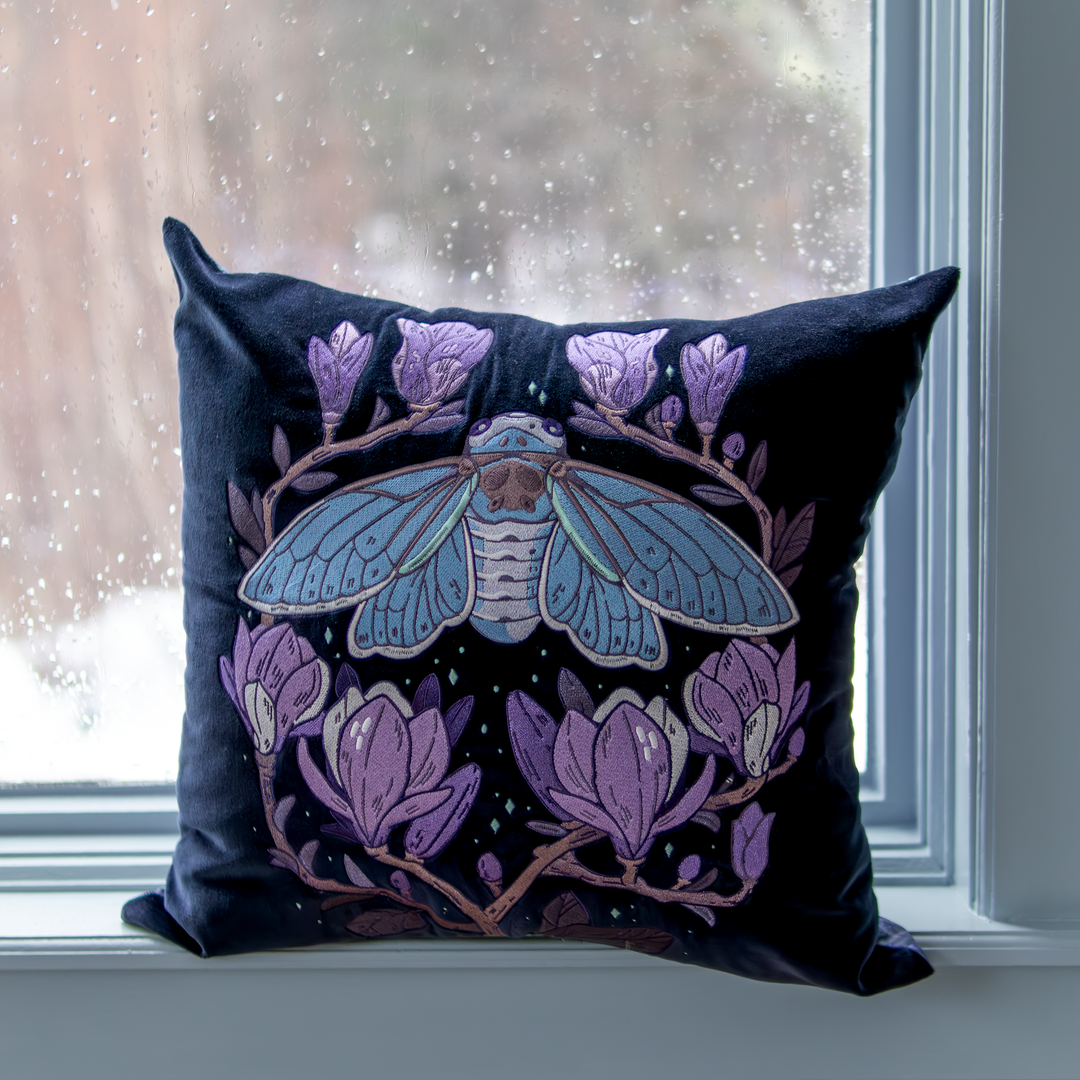 COMING FEB/MARCH [COTTON VELVET PILLOW COVER] Cicada Symphony
