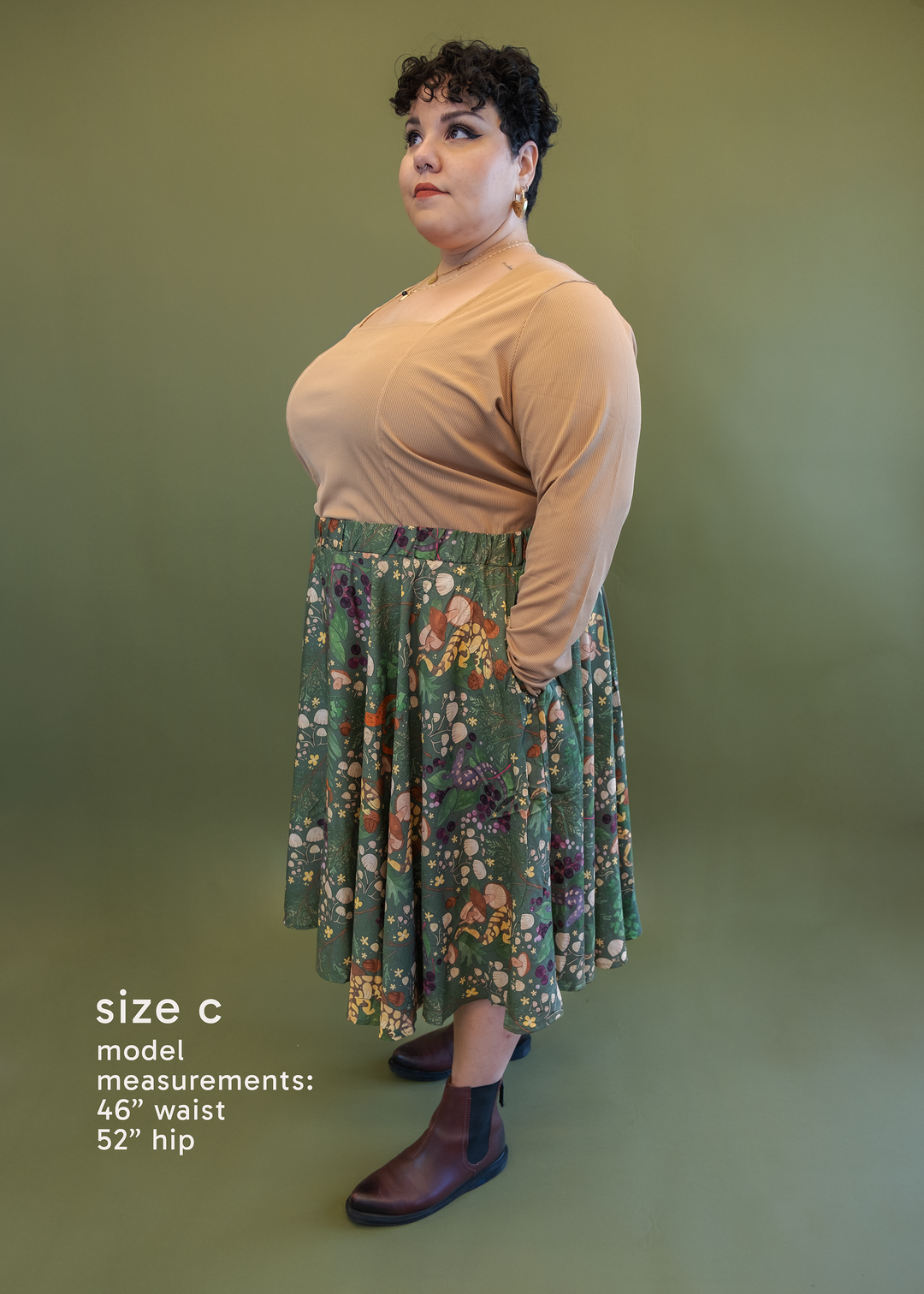 ** NEW SIZING [MIDI SKIRT] Poison Touch