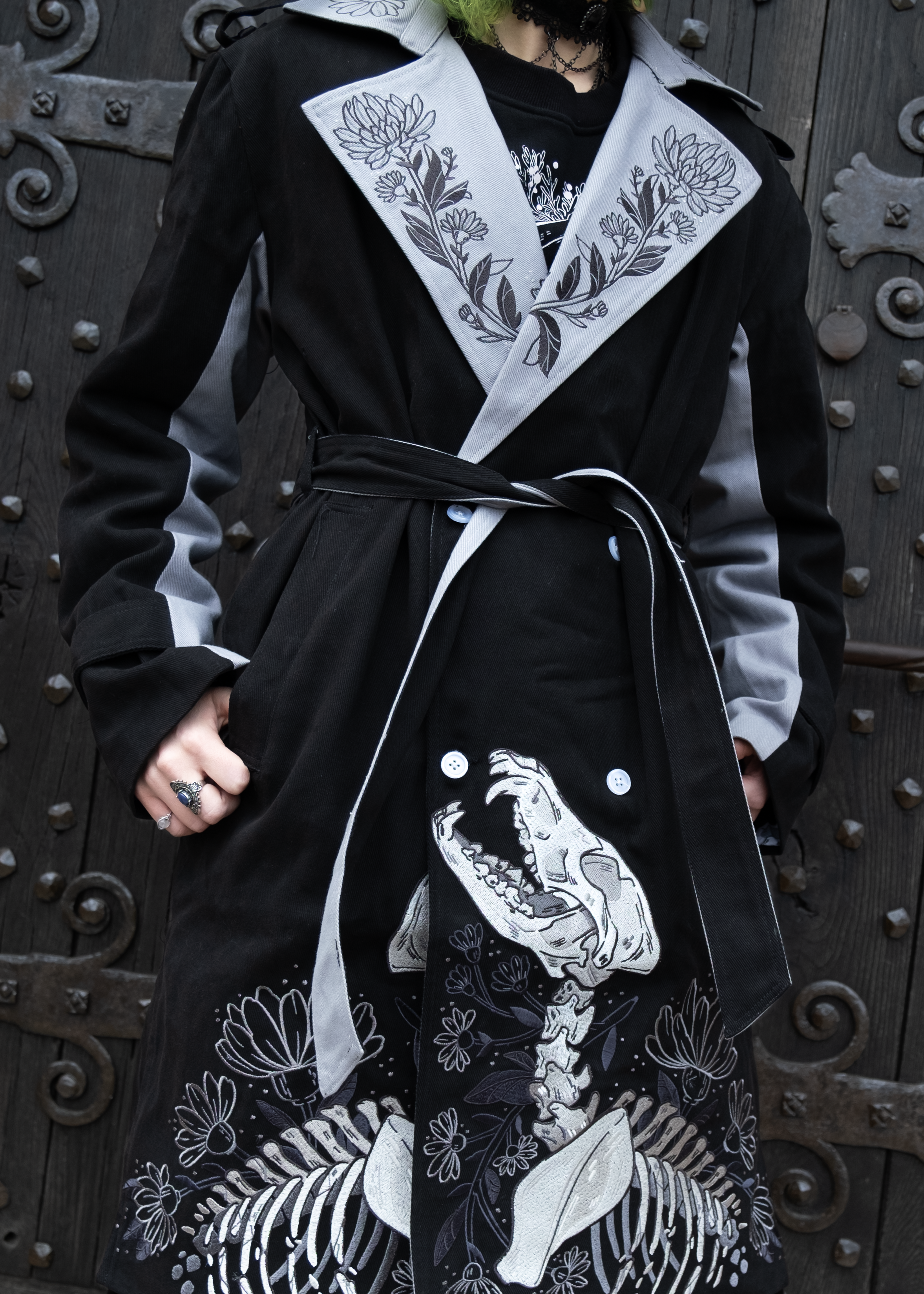 ジャケット・アウター enof twill slit jacket L 新品 enof twill slit jacket black Lサイズ