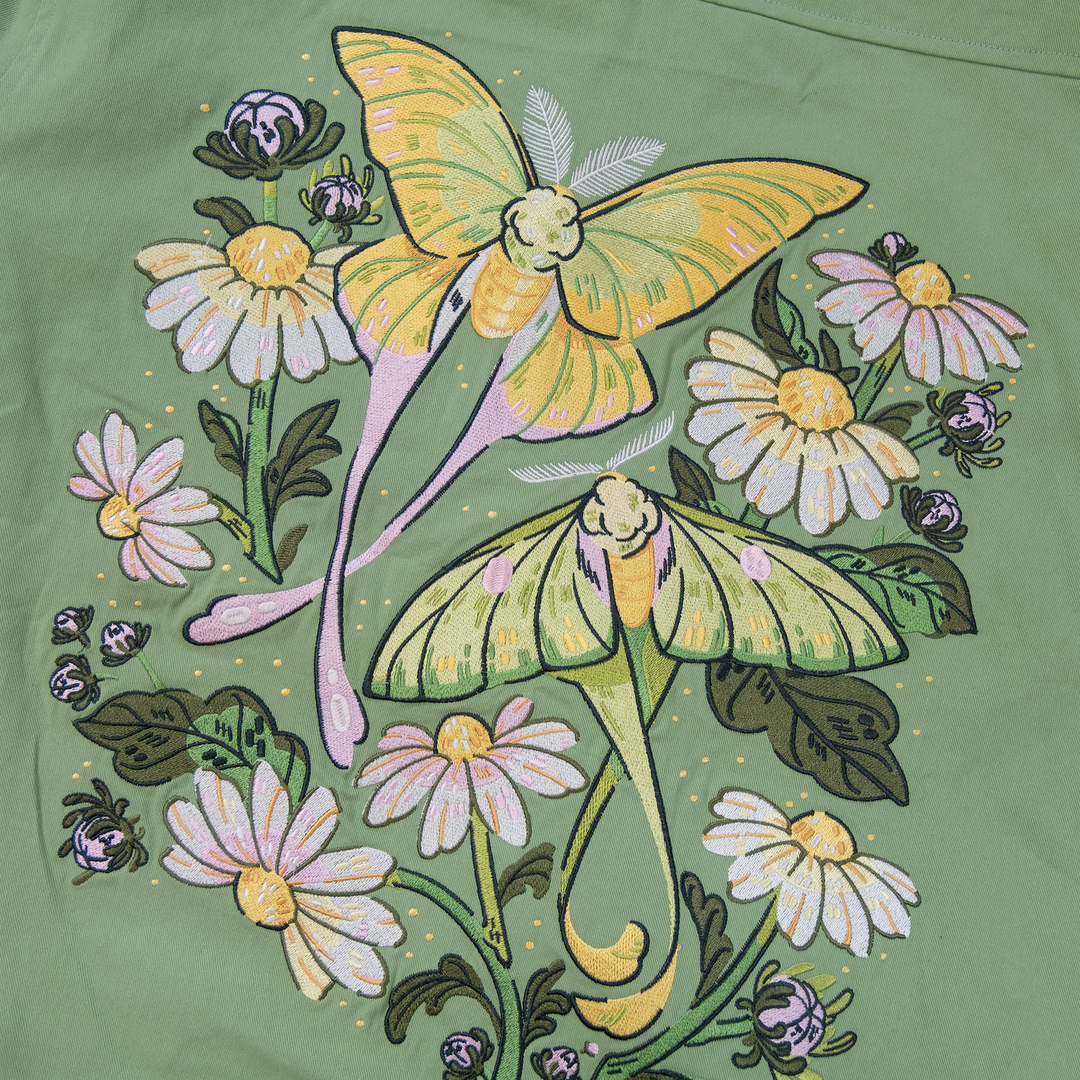 [COTTON TWILL JACKET] Sunshine Moths