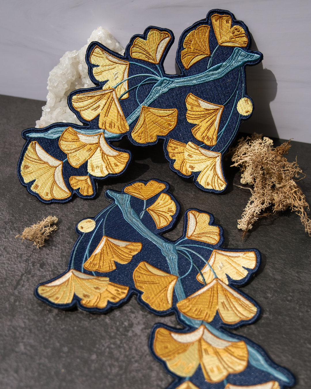 PRESALE [IRON-ON EMBROIDERED PATCH] Ginkgo