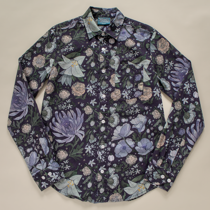 [LONG SLEEVE BUTTON DOWN SHIRT] Deathly Bouquet