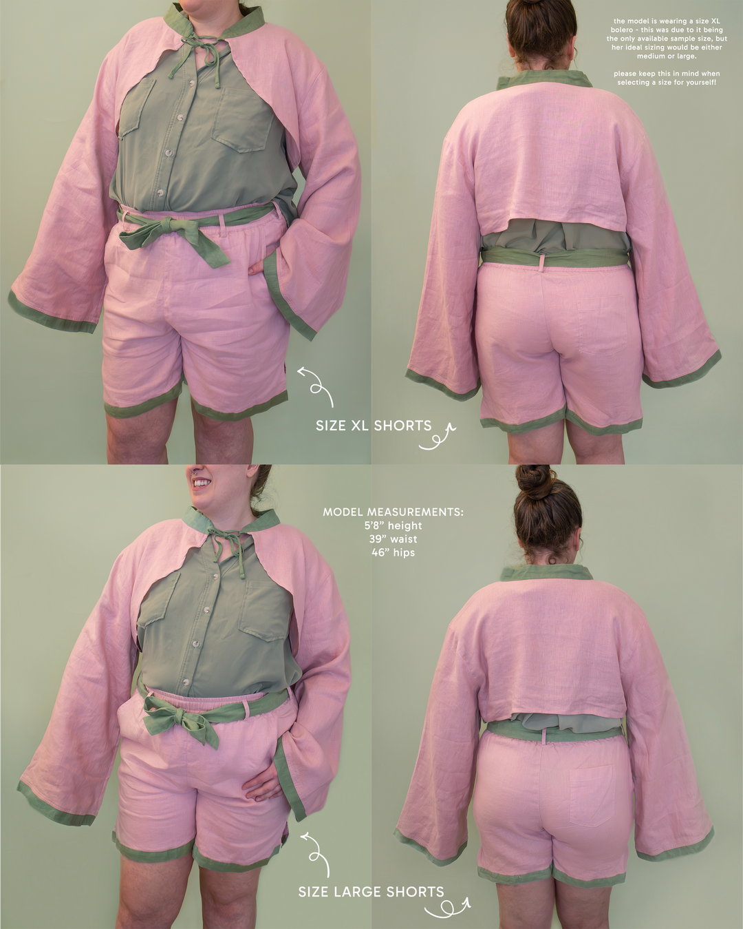 [LINEN SHORTS] Ginkgo