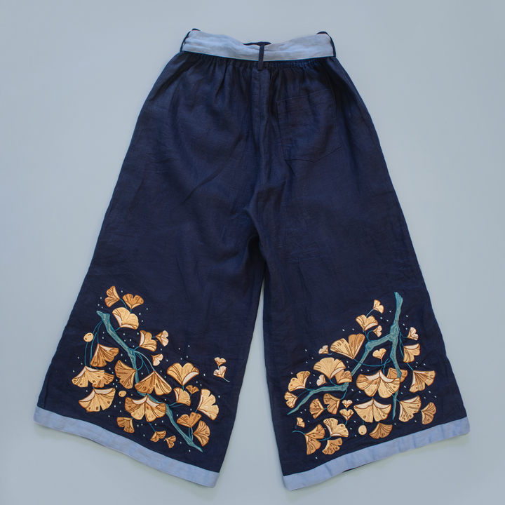 [LINEN CULOTTES] Ginkgo