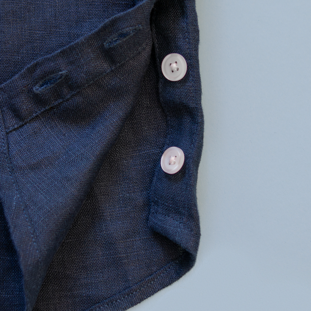 [LINEN BUTTON DOWN] Ginkgo