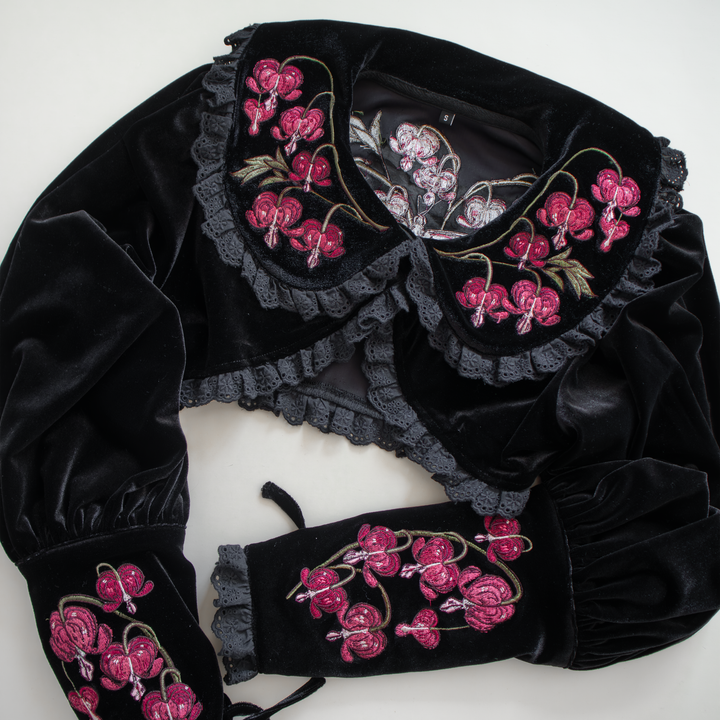 COMING DEC. 13TH [COTTON VELVET BOLERO] Cordiform