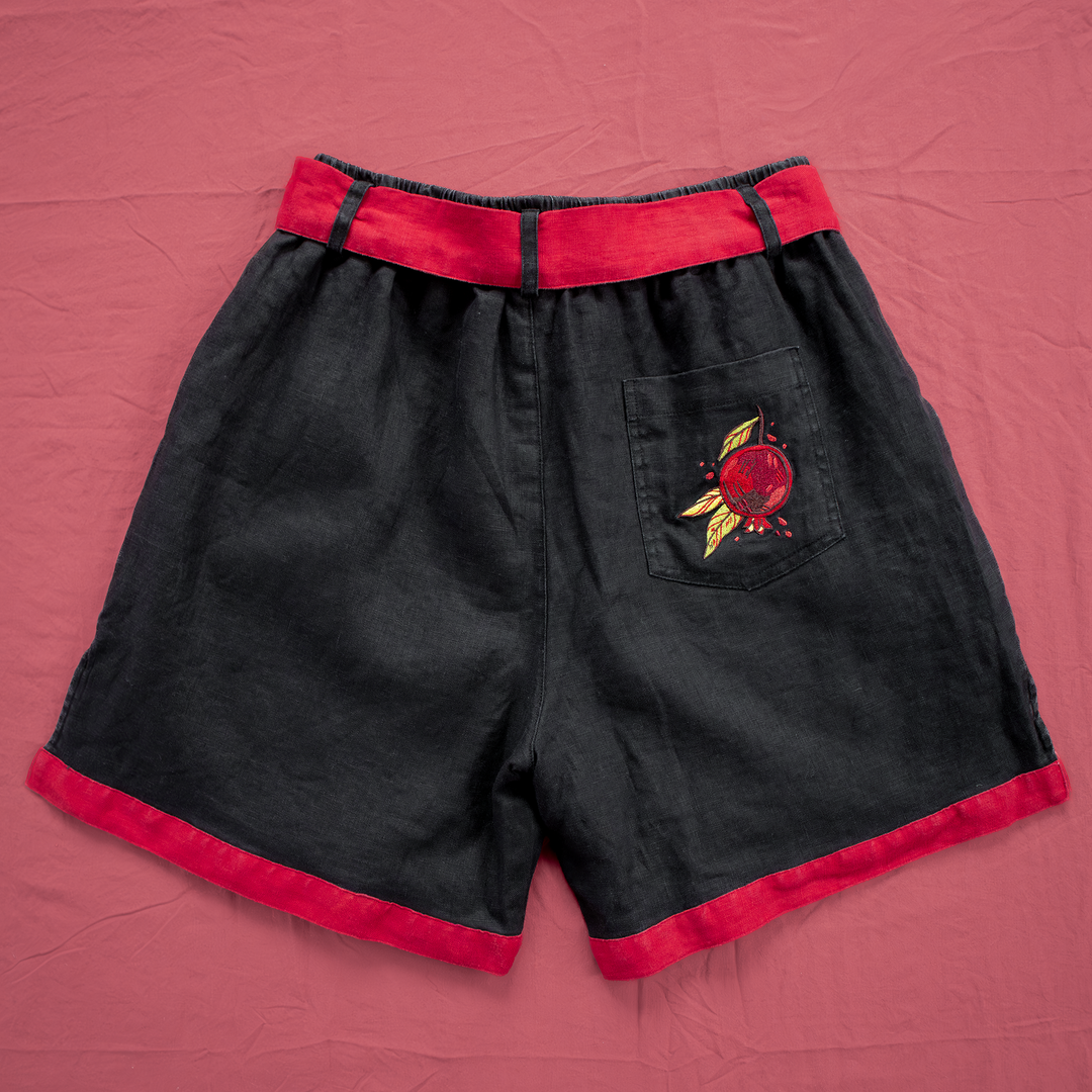 COMING DEC. 13TH [LINEN SHORTS] Scarlet Garden