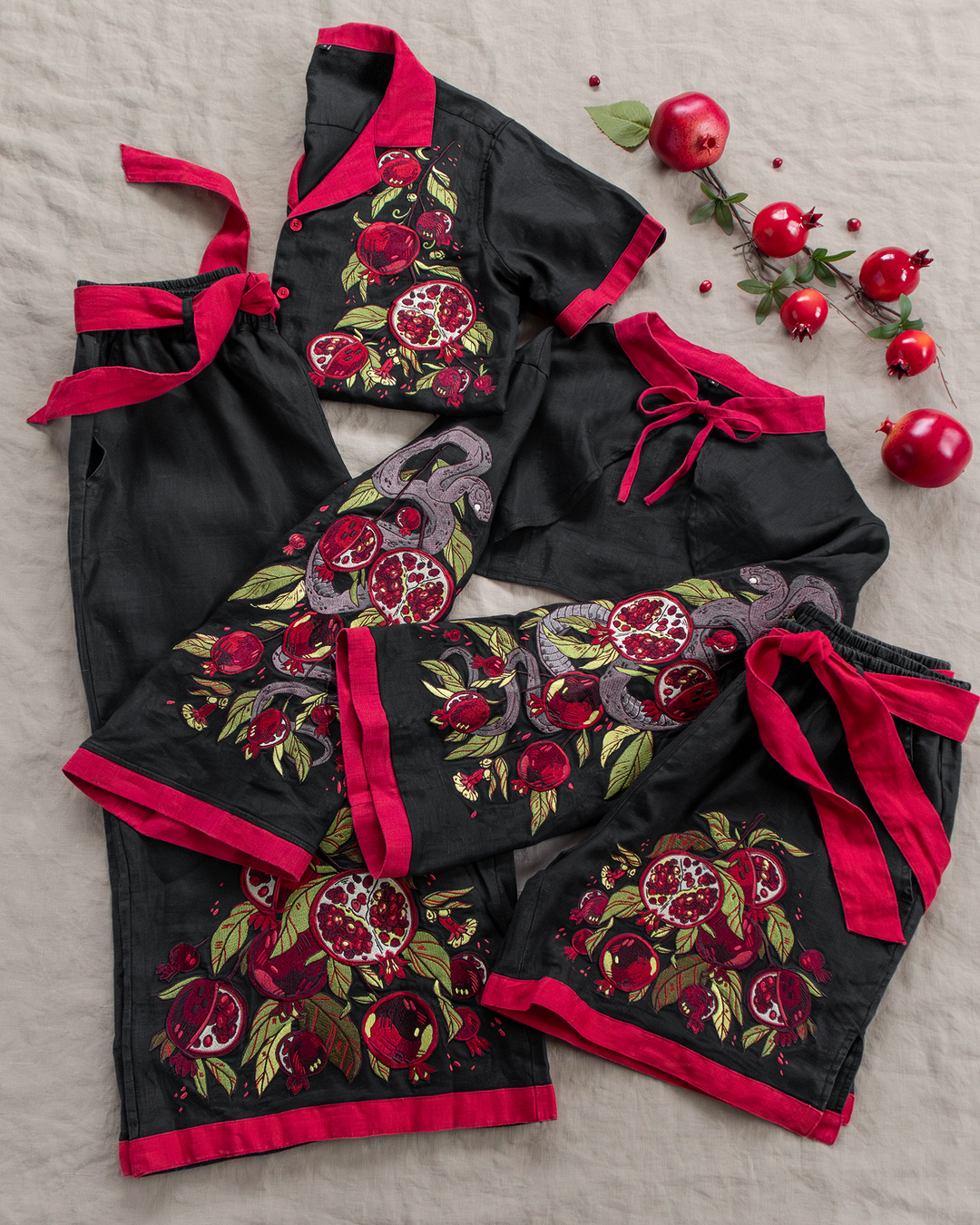 COMING DEC. 13TH [LINEN SHORTS] Scarlet Garden