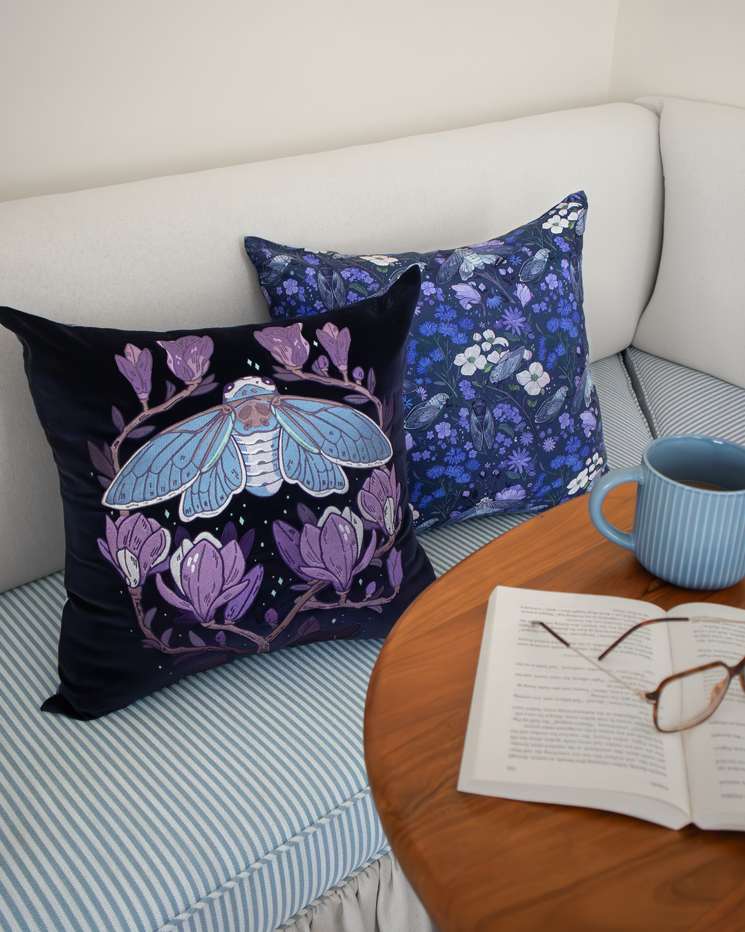 COMING FEB/MARCH [COTTON/LINEN PILLOW COVER] Cicada Symphony