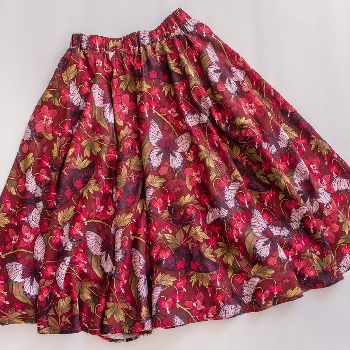 [MIDI SKIRT] Cordiform