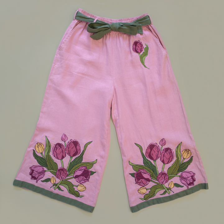 [LINEN CULOTTES] Tulip Bouquet
