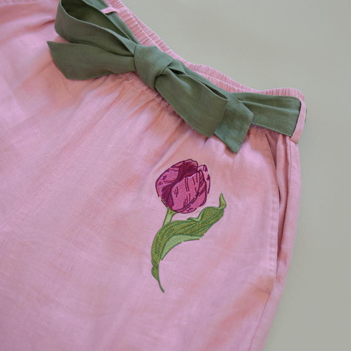 [LINEN CULOTTES] Tulip Bouquet