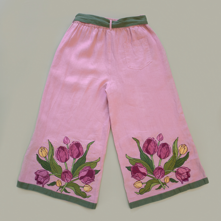 [LINEN CULOTTES] Tulip Bouquet