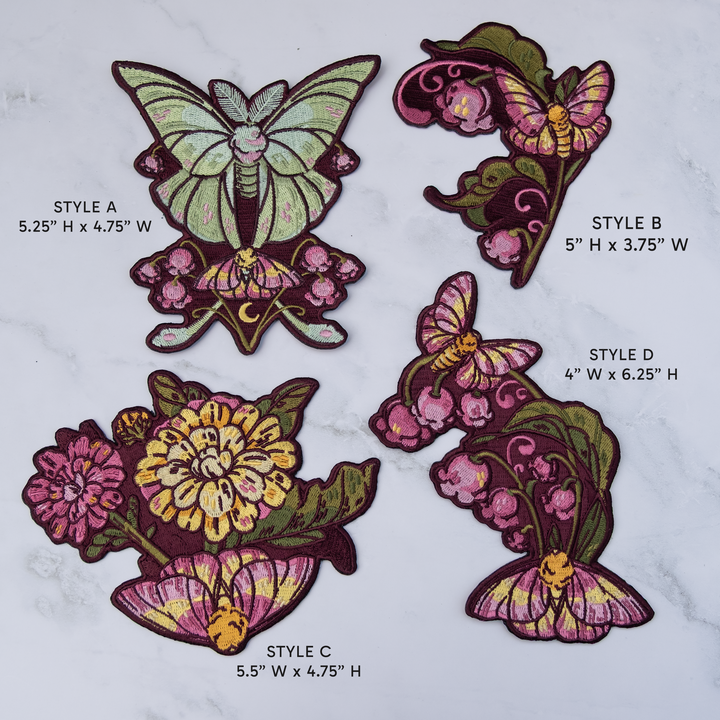 PRESALE [IRON-ON EMBROIDERED PATCH] Velvet Night