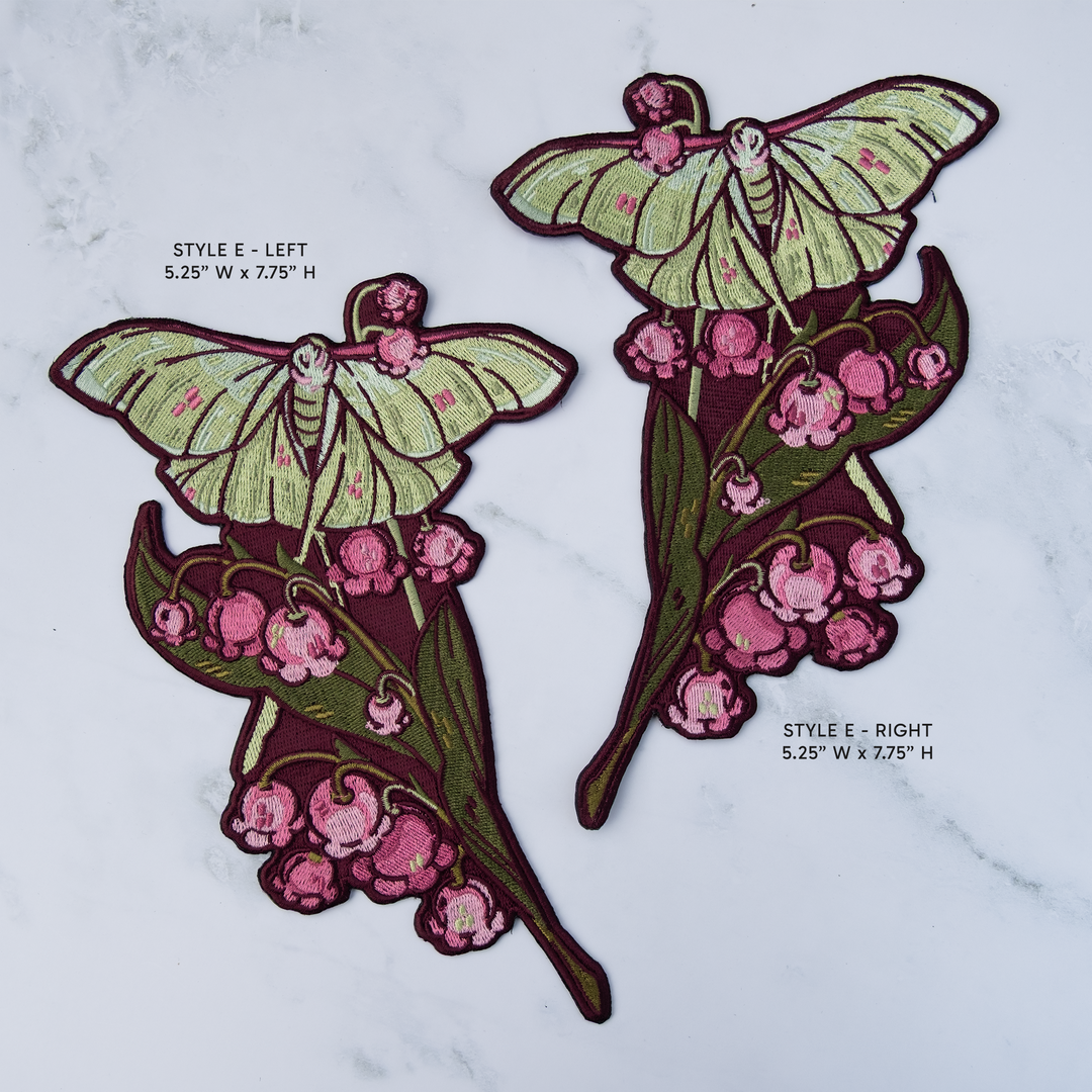 PRESALE [IRON-ON EMBROIDERED PATCH] Velvet Night