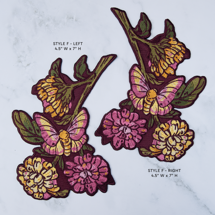 PRESALE [IRON-ON EMBROIDERED PATCH] Velvet Night