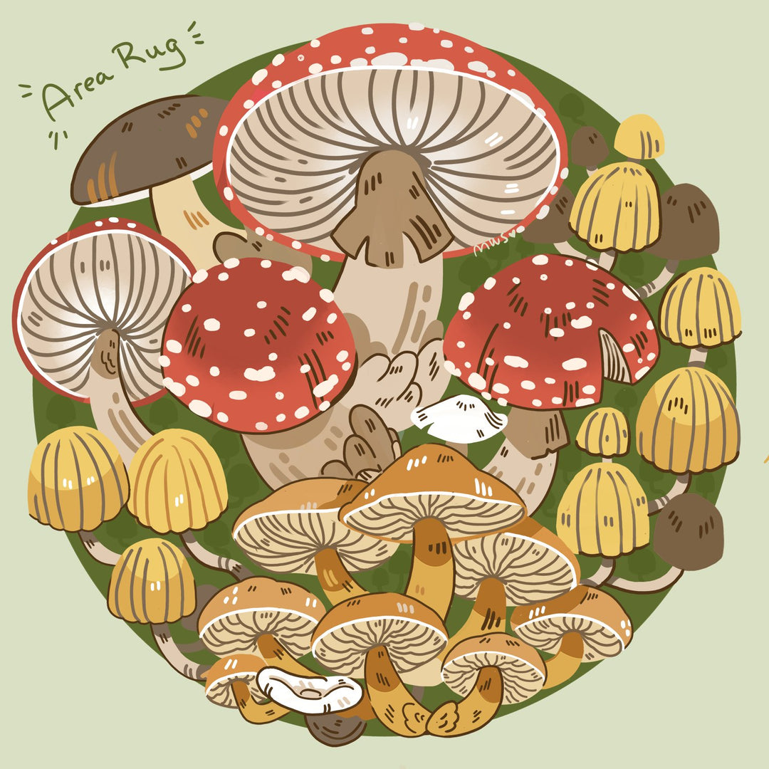 Mushroom Area Rug [PRESALE - SHIPPING IN JUNE]